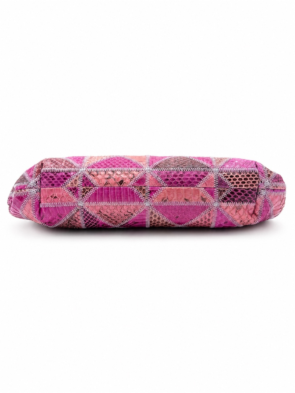 Dolce & Gabbana • Multicolor Python Style Patchwork Chain Purse/Clutch - Picture 7 of 14